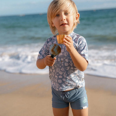 Little Dutch Swim Shorts - Blue - Sea Life Swanky Boutique Malta
