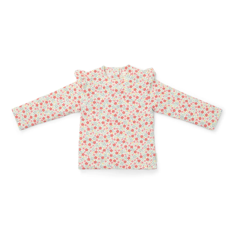 Little Dutch Swim T-Shirt Long Sleeves - Sunny Flowers - Swanky Boutique Malta