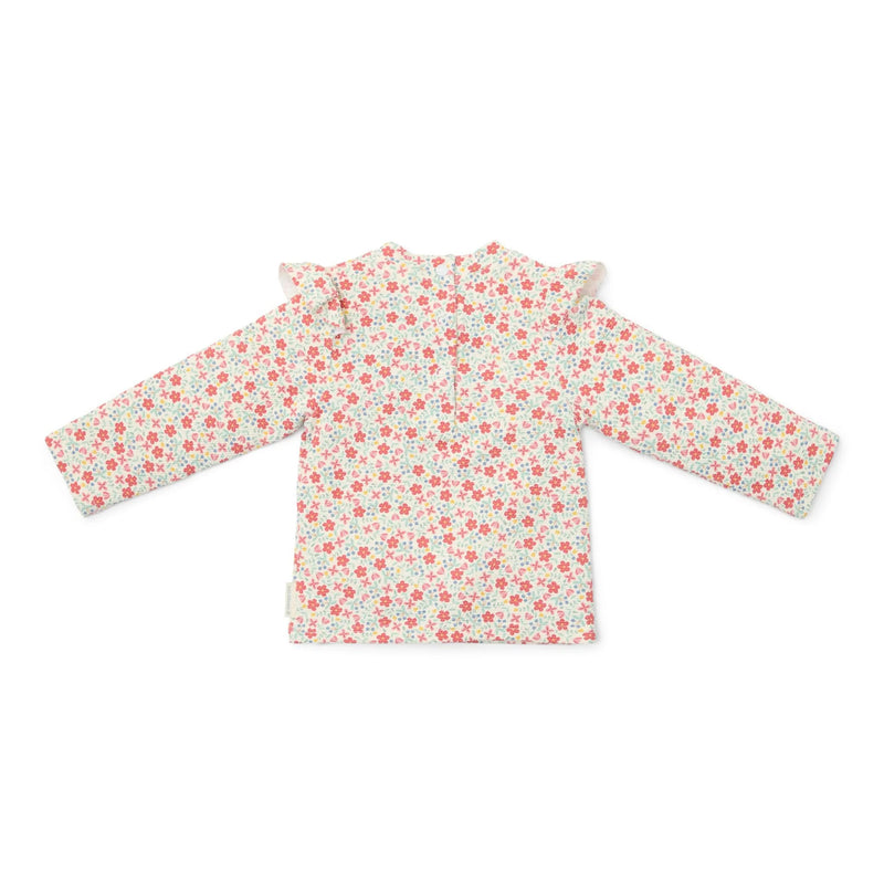 Little Dutch Swim T-Shirt Long Sleeves - Sunny Flowers - Swanky Boutique Malta