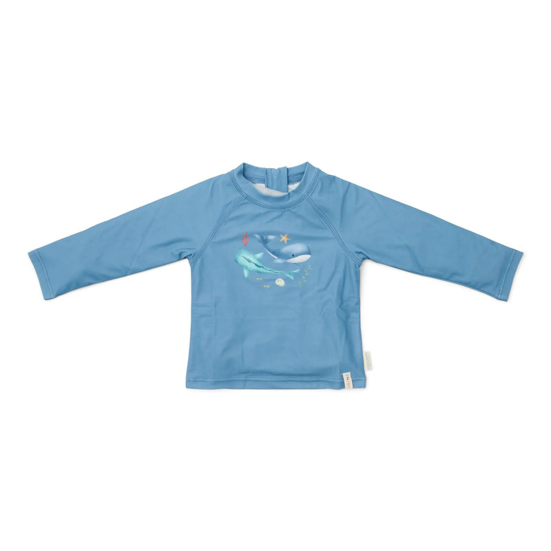 Little Dutch Swim shirt long sleeve - Blue - Sea Life Swanky Boutique Malta
