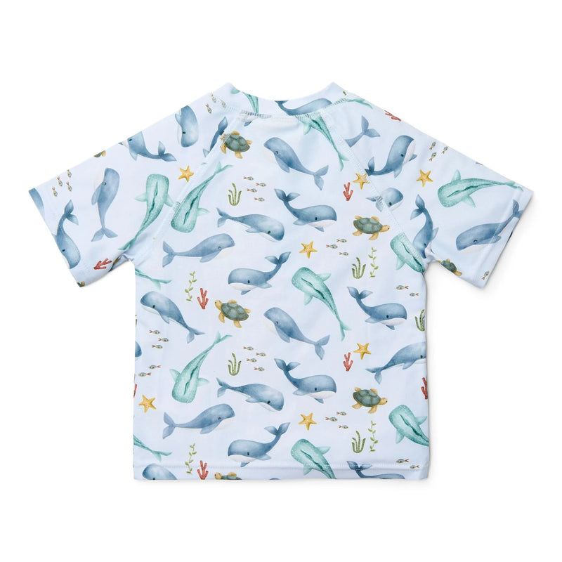 Little Dutch Swim shirt short sleeve - Multicolored - Sea Life- Swanky Boutique Malta