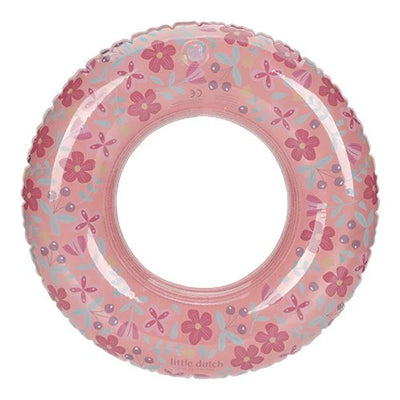 Little Dutch Swimming Ring Pink Flowers - Swanky Boutique Malta