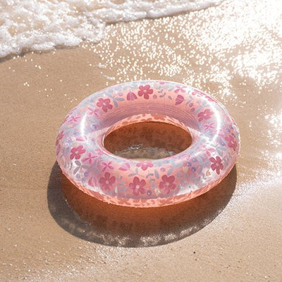 Little Dutch Swimming Ring Pink Flowers - Swanky Boutique Malta