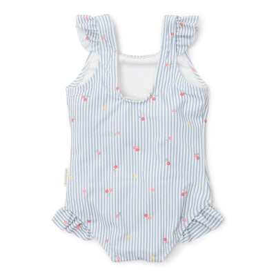 Little Dutch Swimsuit - Blue - Sunny Flowers - Swanky Boutique Malta
