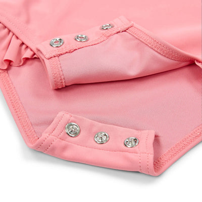 Little Dutch Swimsuit Long Sleeve - Pink - Sunny Flowers - Swanky Boutique Malta
