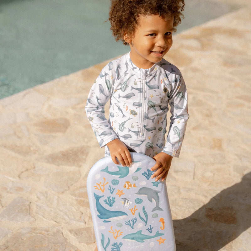 Little Dutch Swimsuit long sleeve - Multicolored - Sea Life - Swanky Boutique Malta