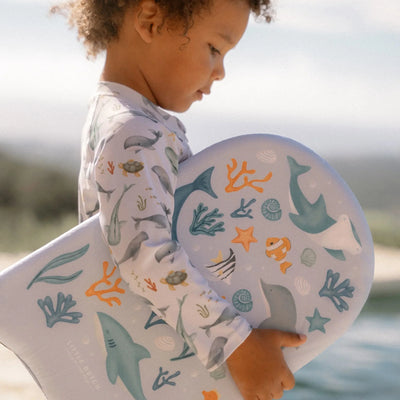 Little Dutch Swimsuit long sleeve - Multicolored - Sea Life - Swanky Boutique Malta