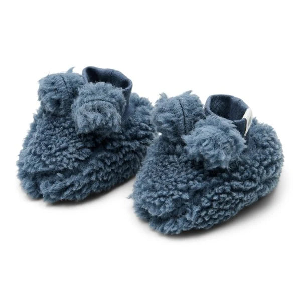 Little Dutch Teddy Booties stone blue forest friends - Swanky Boutique Malta