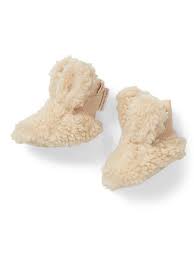 Little Dutch Teddy booties Sand- Swanky Boutique