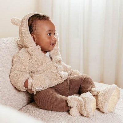 Little Dutch Teddy booties Sand- Swanky Boutique