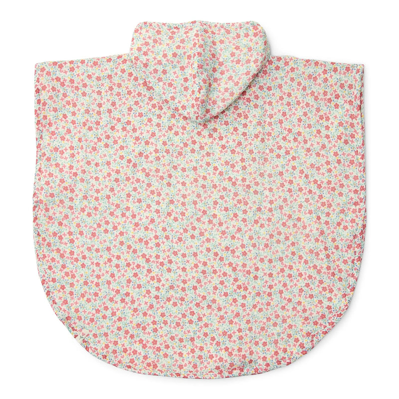 Little Dutch Towel - Beach Poncho Sunny Flowers Pink - Swanky Boutique Malta