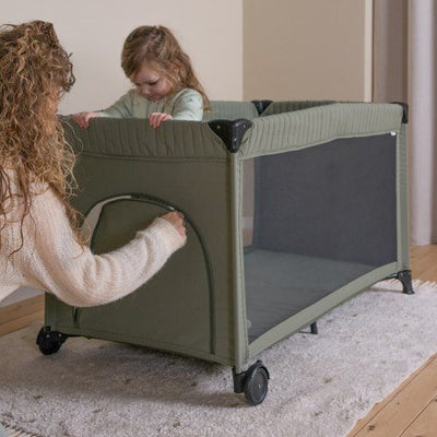 Little Dutch Travel Cot Olive - Swanky Boutique 