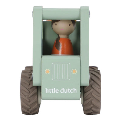 Wooden Cement Truck - Green