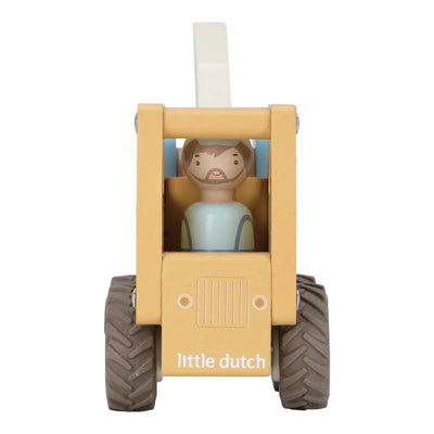 Little Dutch Wooden Crane - Yellow - Swanky Boutique Malta