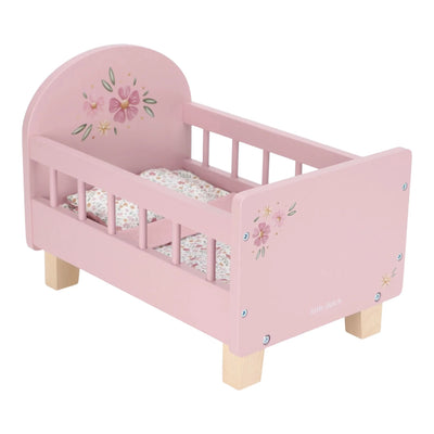 Little Dutch Wooden Doll Bed Pink - Swanky Boutique Malta 
