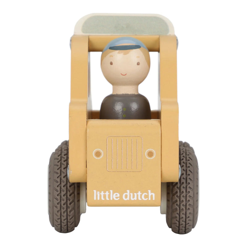 Little Dutch Wooden Taxi - Yellow  - Swanky Boutique Malta