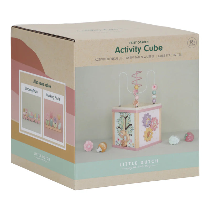 Little Dutch Wooden activity cube - Fairy Garden Swanky Boutique 