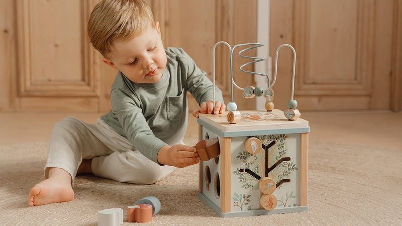 Little Dutch Wooden activity cube - Forest Friends - Swanky Boutique