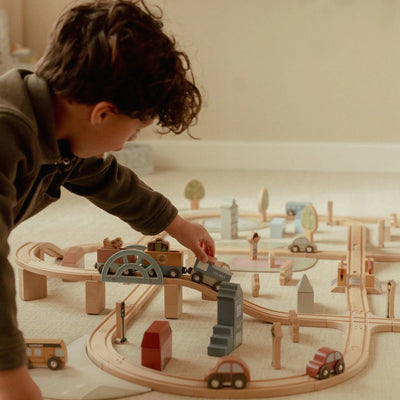 Little Dutch Wooden train track – XL  - Swanky Boutique Malta 