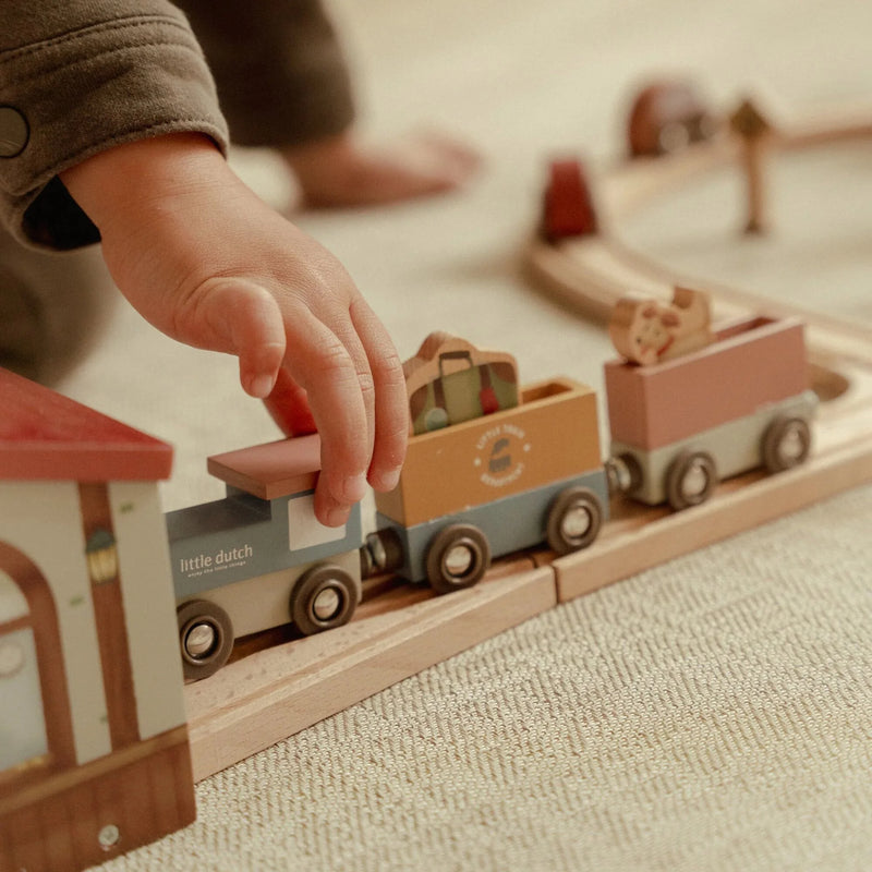Little Dutch Wooden train track – XL  - Swanky Boutique Malta 
