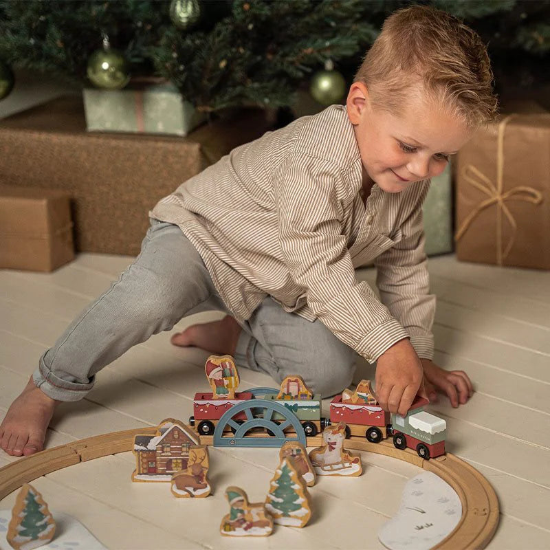 Christmas Wooden Train Track Swanky Boutique