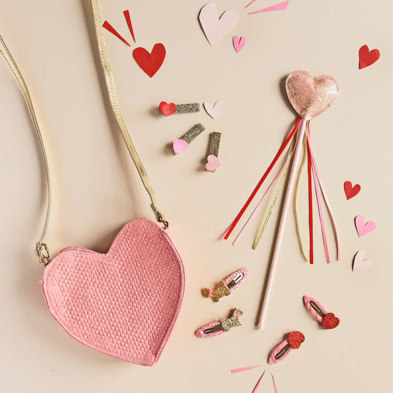 Rockahula Kids - Love Heart Glitter Clips - Swanky Boutique