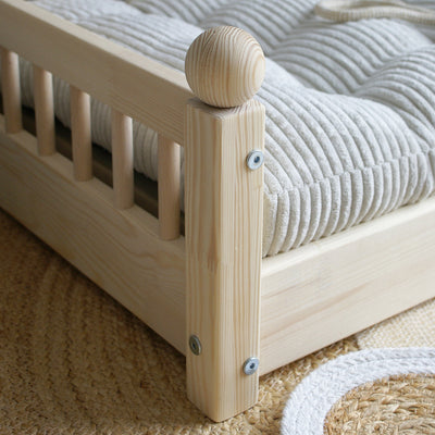 Luletto Pets - Taco Bed Large - Natural Wood