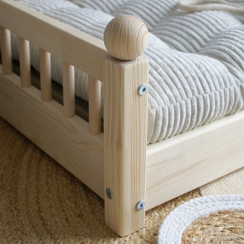 Luletto Pets - Taco Bed Large - Natural Wood
