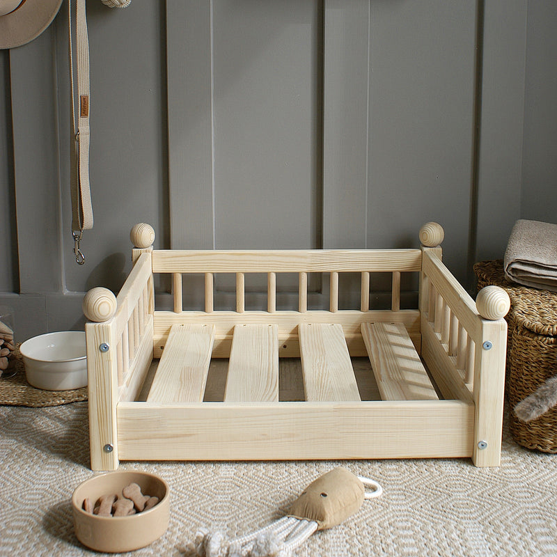 Luletto Pets - Taco Bed Large - Natural Wood