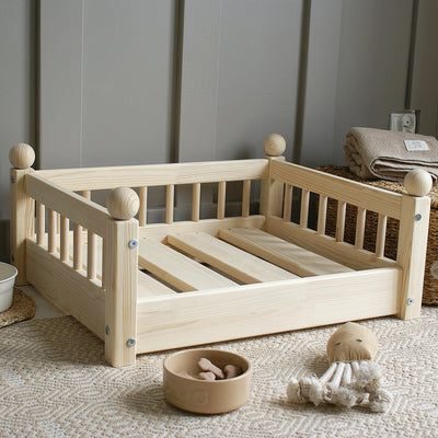 Luletto Pets - Taco Bed Large - Natural Wood