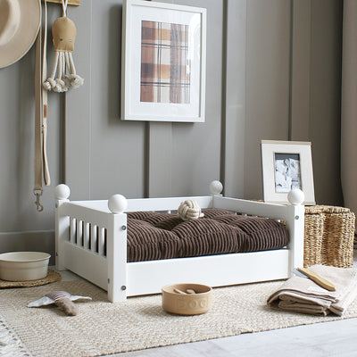 Luletto Pets - Taco Bed Large - Natural Wood