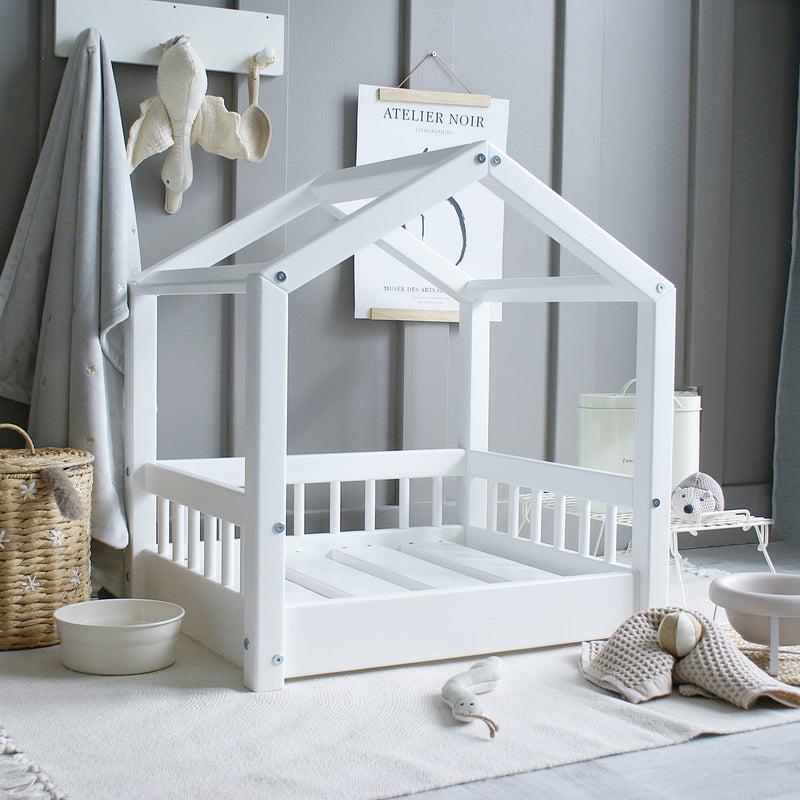 Luletto Pet Cozy House Bed White Small - Swanky Boutique Malta