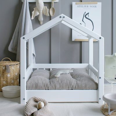 Luletto Pet Cozy House Bed White Small - Swanky Boutique Malta