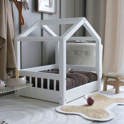 Luletto Pet Cozy House Bed White Small - Swanky Boutique Malta