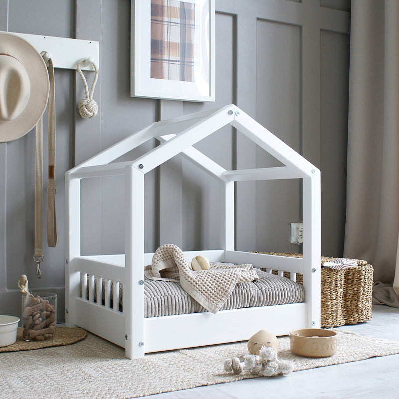 Luletto Pets - Cosy House Bed Small - White