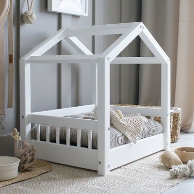 Luletto Pets - Cosy House Bed Small - White