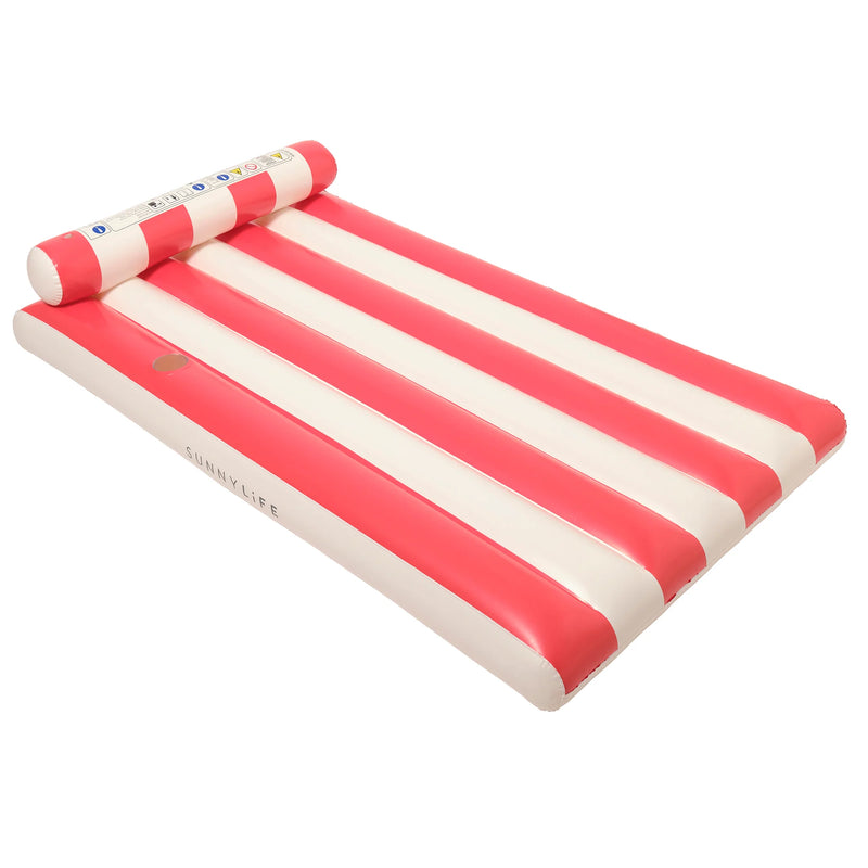 Luxe Adult Lilo - Red Stripe