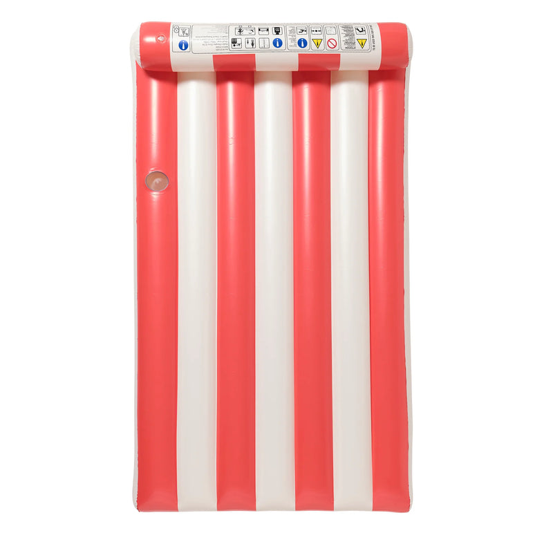 Luxe Adult Lilo - Red Stripe