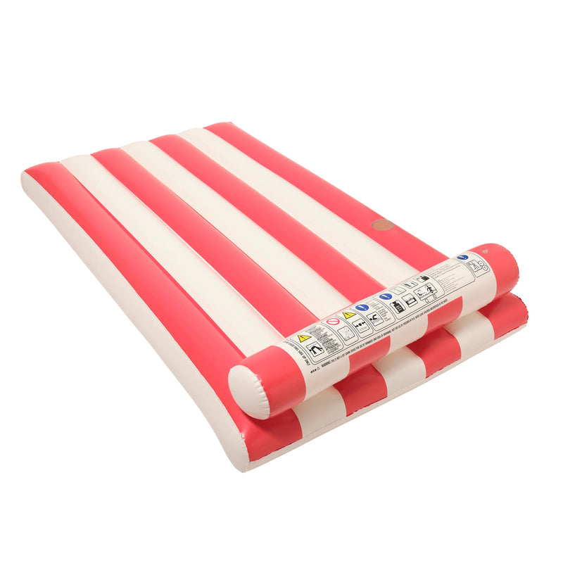 Luxe Adult Lilo - Red Stripe