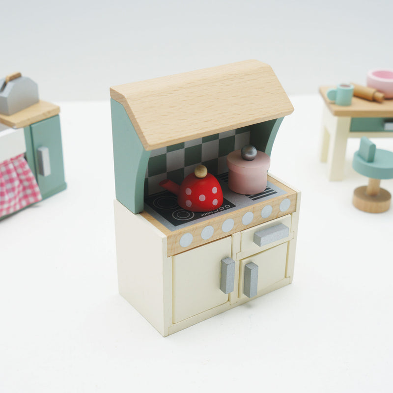 Wooden Dolls House Kitchen Furniture - 20 Pieces