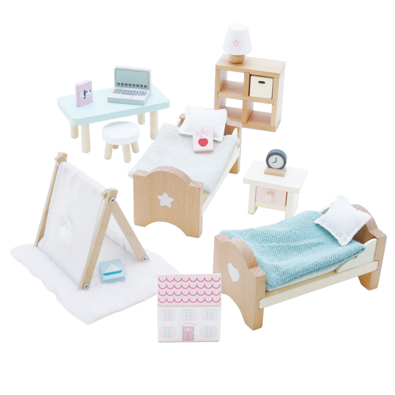 Wooden Dolls House Children&