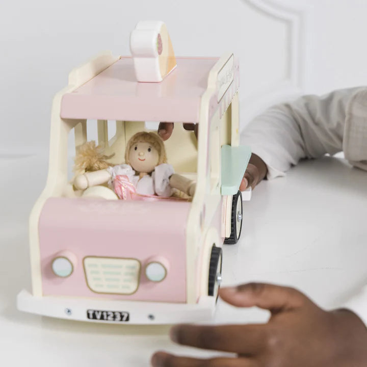 Le Toy Van - Dolly Ice Cream Van Sophies Doll House Accessories - Swanky Boutique