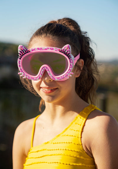 Swim Mask - Meow Cat Pink (6+ Years)