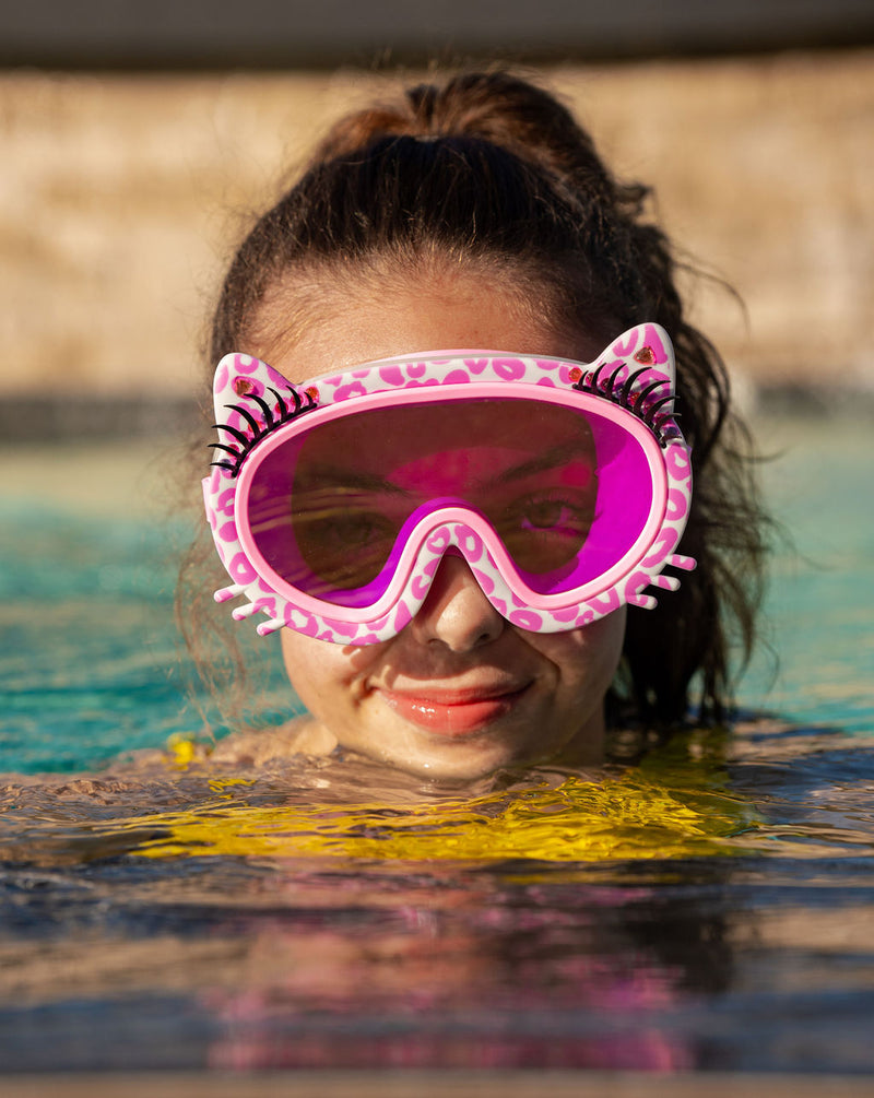 Swim Mask - Meow Cat Pink (6+ Years)