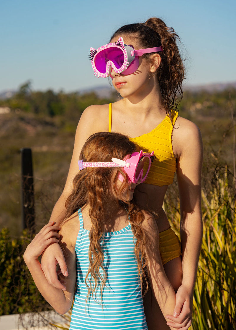 Swim Mask - Meow Cat Pink (6+ Years)
