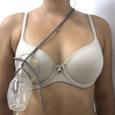 Haakaa - Silicone Breast Pump Strap Suva Grey - Swanky Boutique