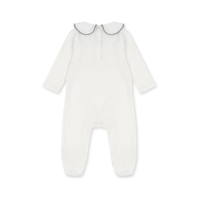 Konges Sloejd - My First Christmas Onesie Optic White 100% Organic Cotton - Swanky Boutique