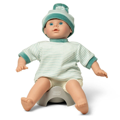 Mamamemo - Doll's Wooden Potty - Grey - Swanky Boutique Malta 