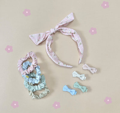 Hair Accessories, Scrunchie Set - Meadow