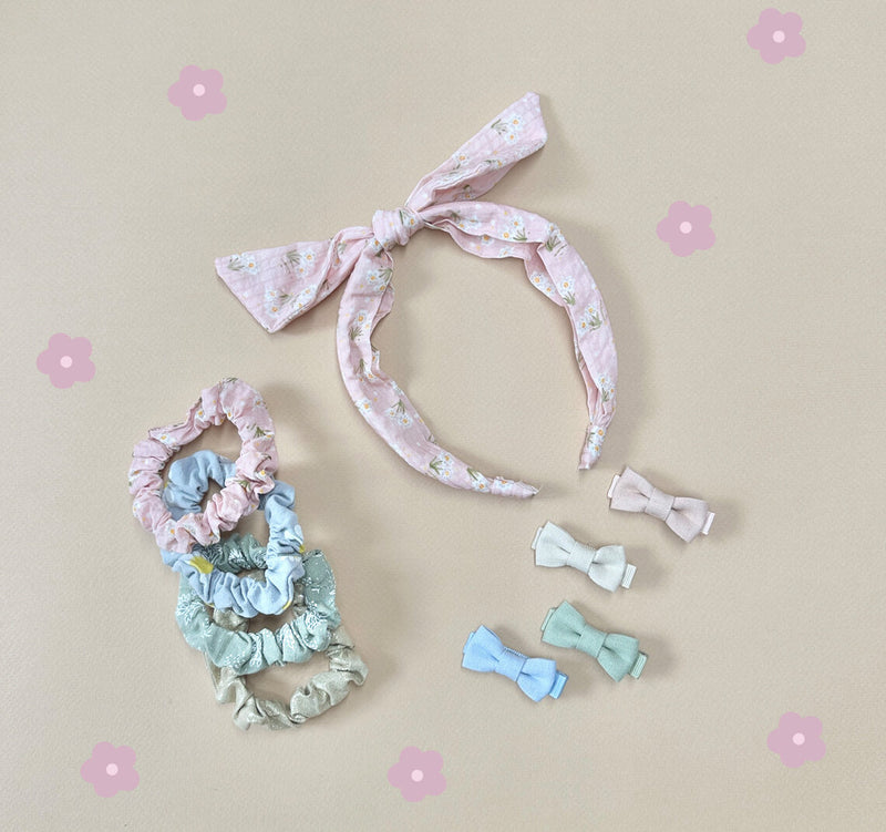 Hair Accessories, Scrunchie Set - Meadow